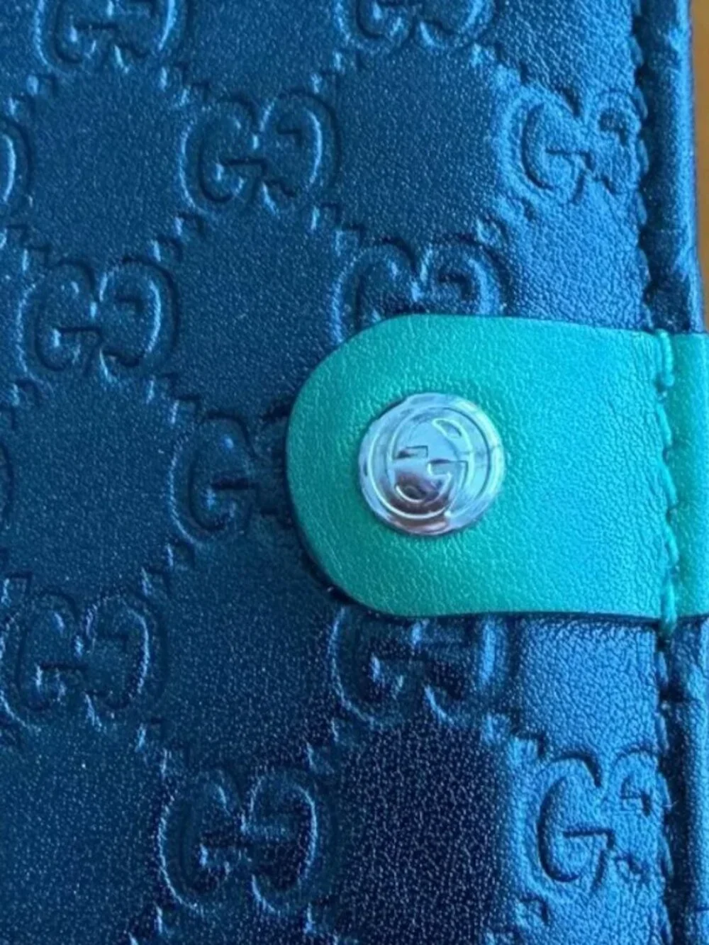 Gucci Micro Guccissima Leather Bi Fold Wallet